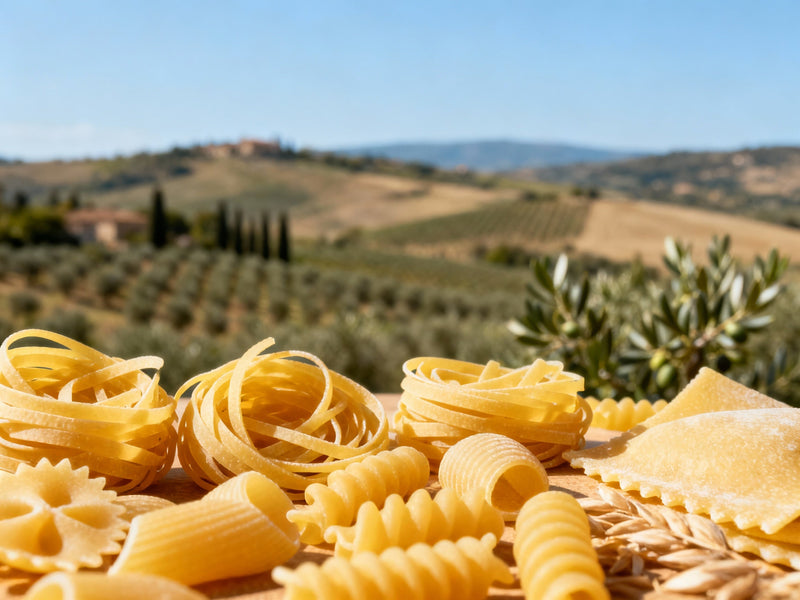 campagna toscana con tramonto