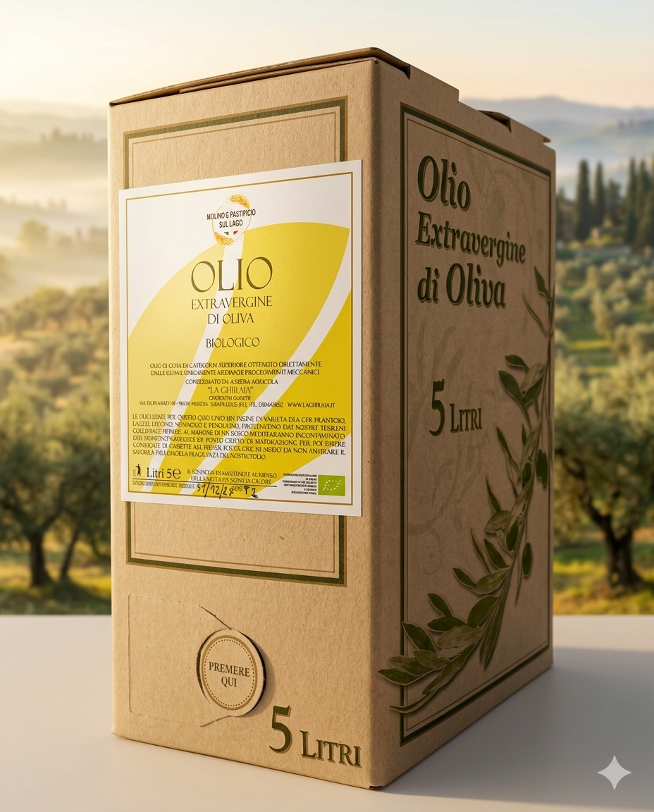 Olio Extra Vergine di Oliva Biologico - 5 litri